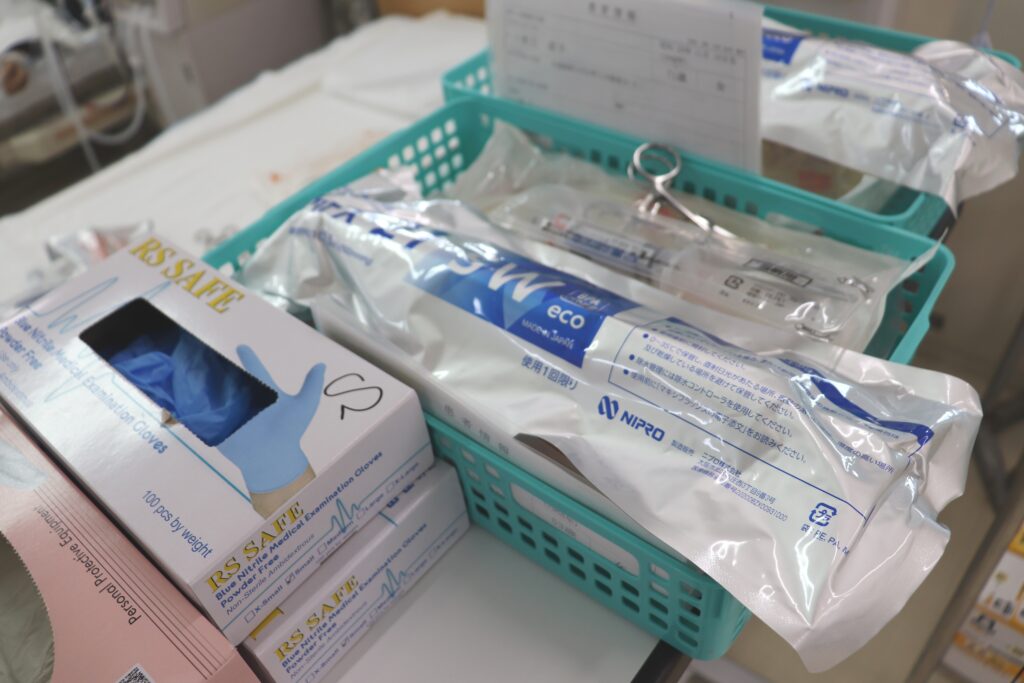 透析センターページに掲載された設備写真。