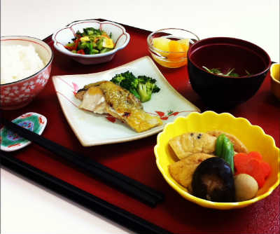 住吉デイサービスの手作りの食事
