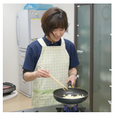 作業療法の調理プログラム