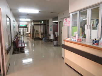 療養病棟の廊下