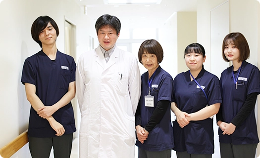 有馬病院の医師と看護職員