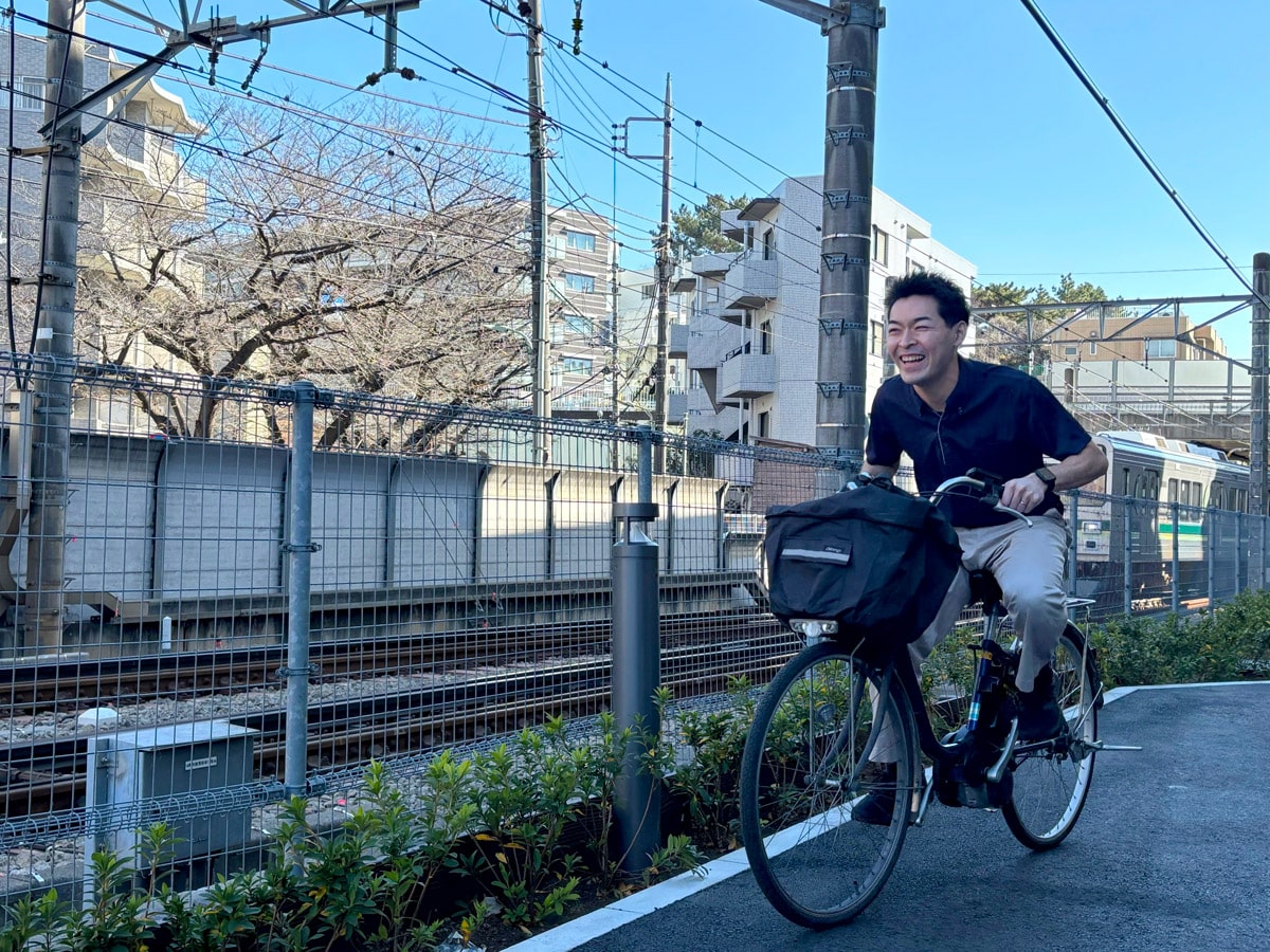 地域へ向かう訪問リハビリテーションのスタッフ