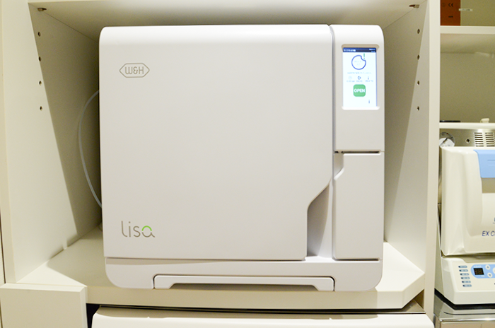 公式医院案内に掲載されたクラスB滅菌器リサ