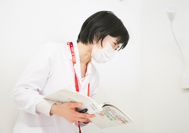公式栄養科ページに掲載された栄養指導の場面