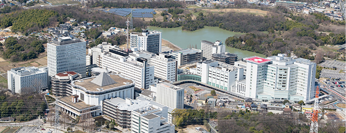 公式トップ掲載の藤田医科大学病院キャンパス全景