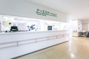 川野病院4階のナースステーション