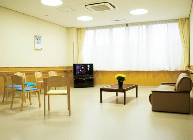 公式病棟紹介に掲載された談話室