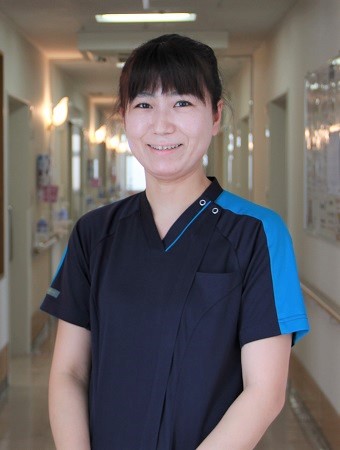採用サイトの看護師インタビュー写真。