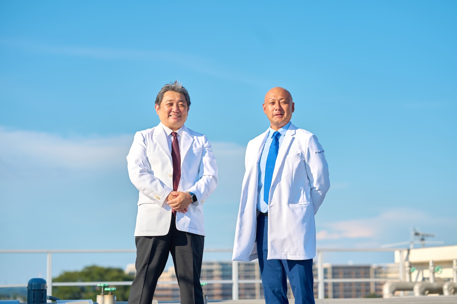 町田病院についてに掲載された総院長と院長の公式写真