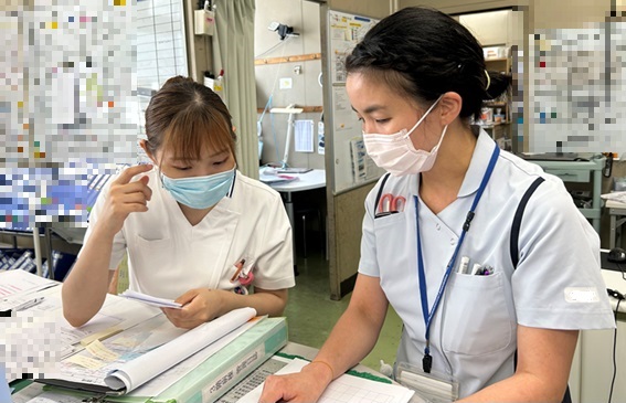 公式看護部・部門紹介ページ掲載画像