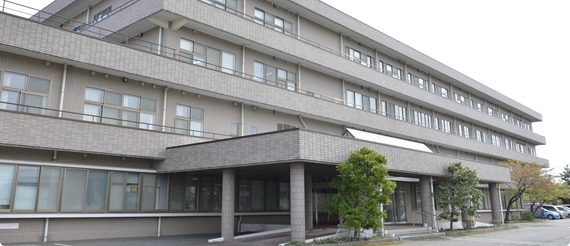 公式トップに掲載された松浜病院の建物外観