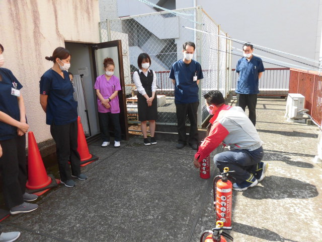 防災訓練実施について