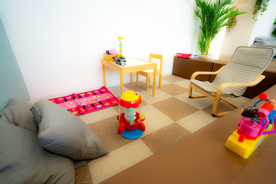 公式クリニック案内に掲載された、子ども向けのキッズルーム