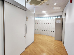 相談室と患者用ロッカールーム