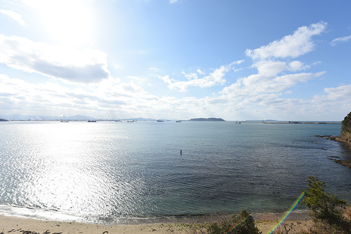 公式ギャラリーに掲載された病院からの海の景観