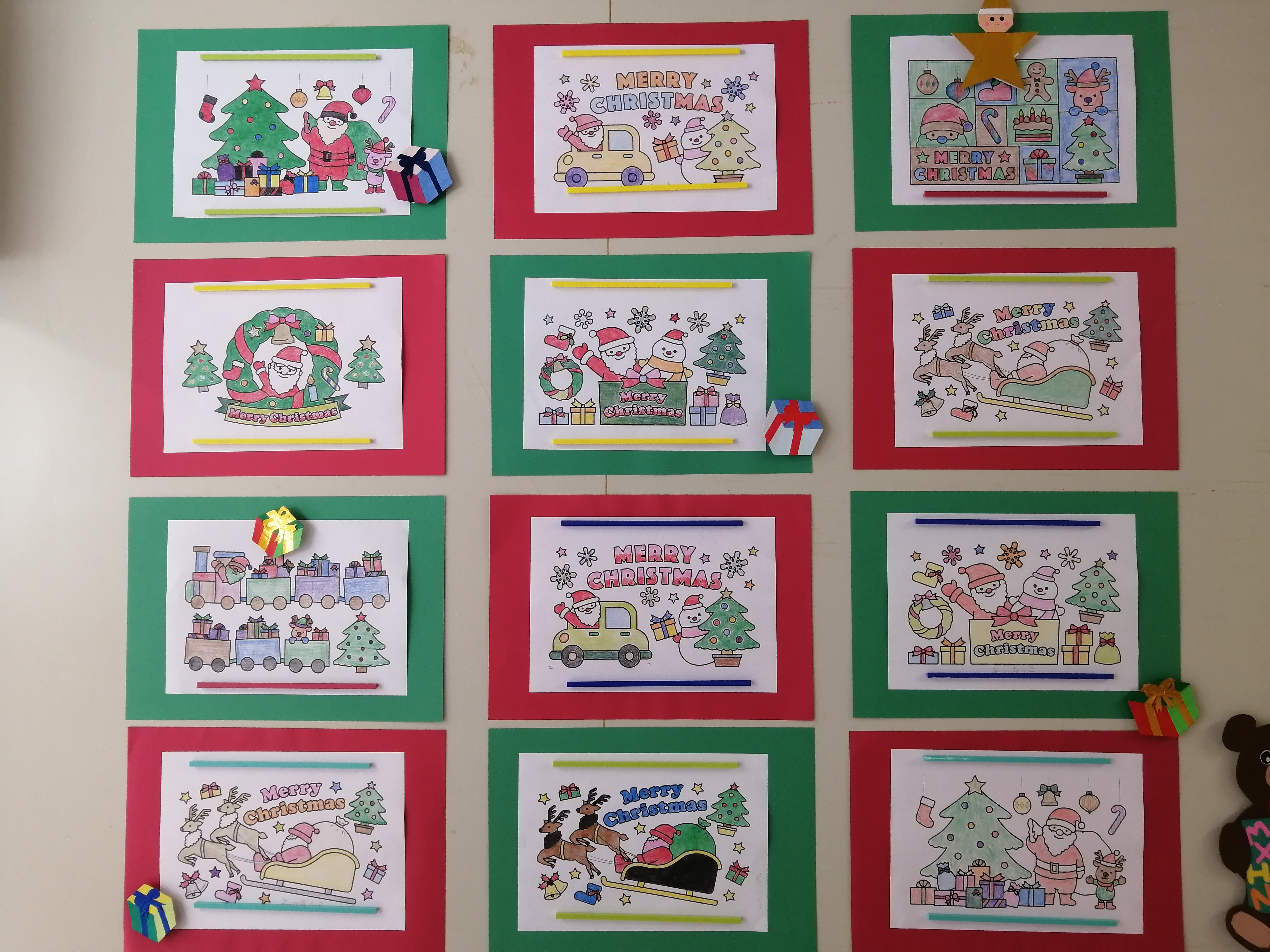PFC HOSPITAL 患者の塗り絵作品