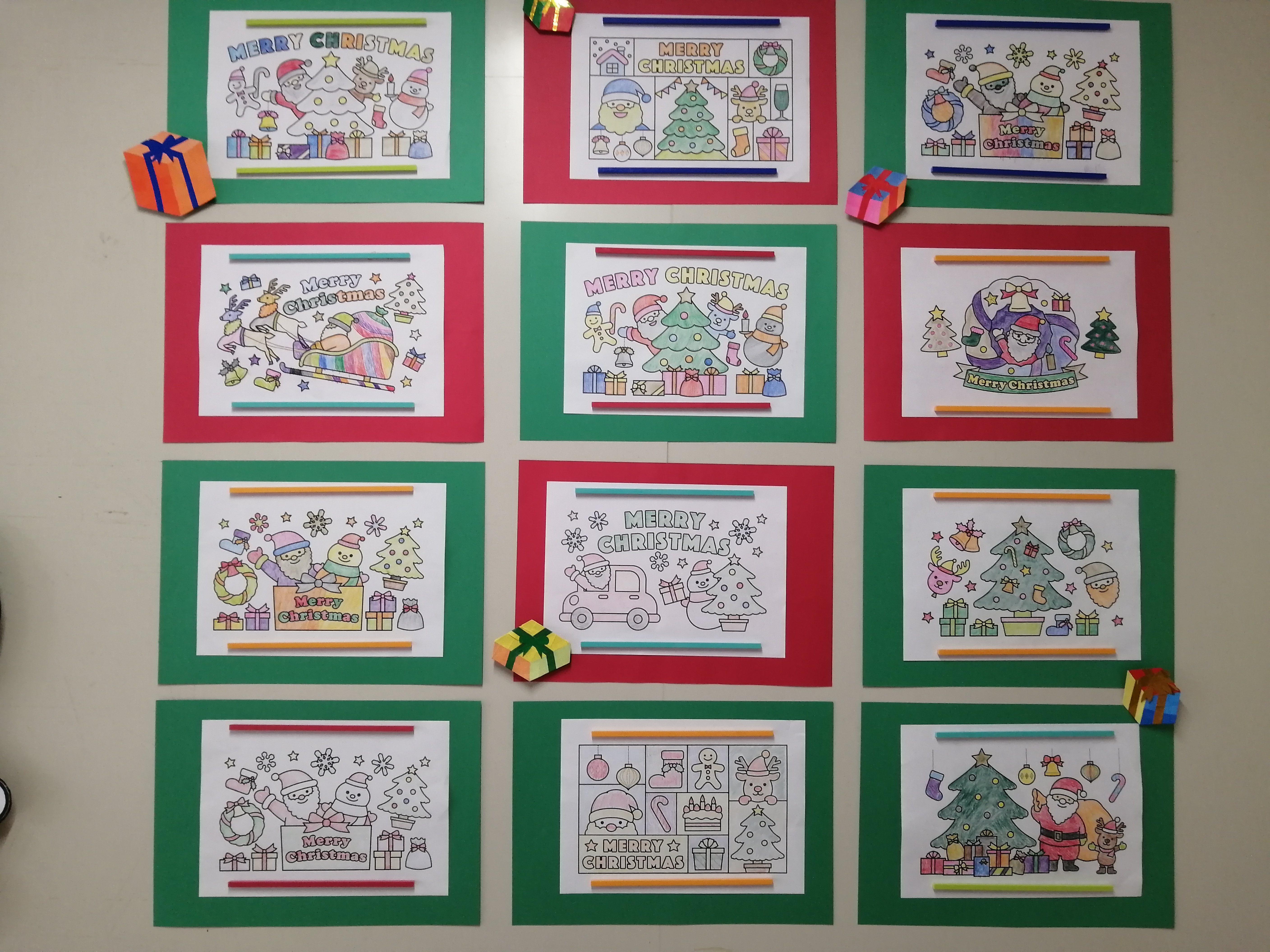 PFC HOSPITAL 患者の塗り絵作品