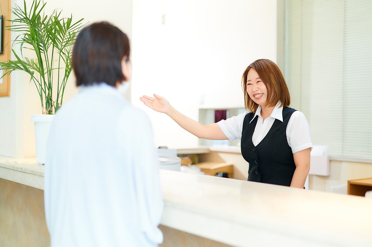 友仁病院の受付