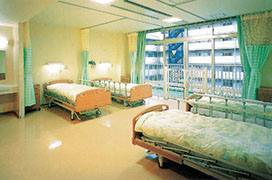滝野川病院3階病棟の4人室