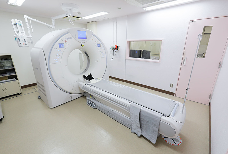 CT検査装置のある検査室
