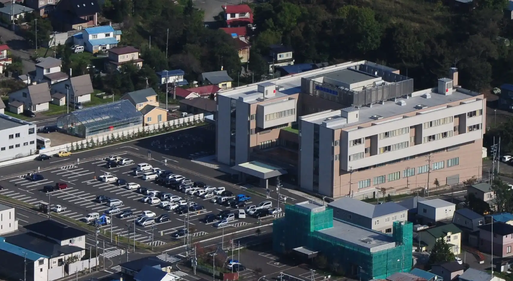 市立根室病院 全景