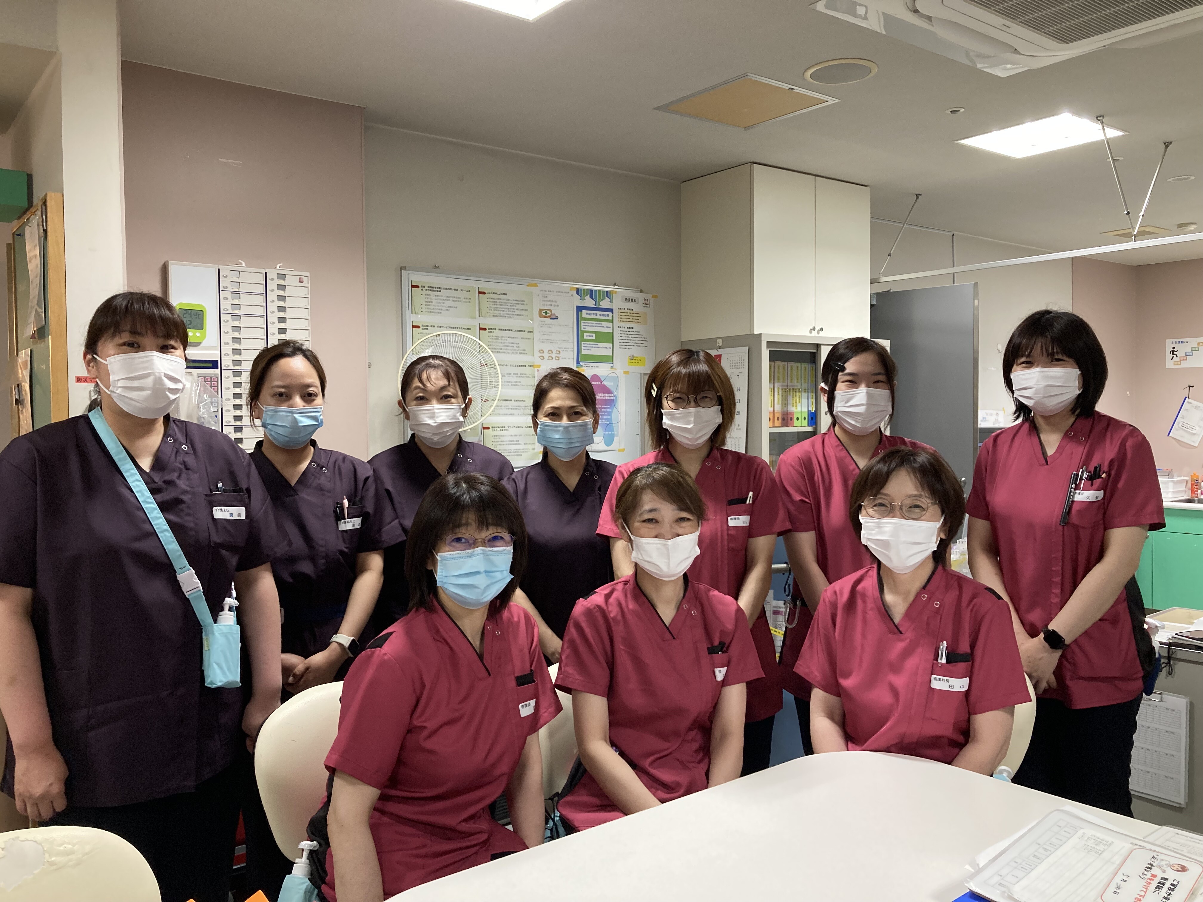 看護部ページに掲載された回復期リハビリテーション病棟の画像。
