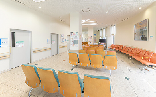 笠岡第一病院の待合ホール
