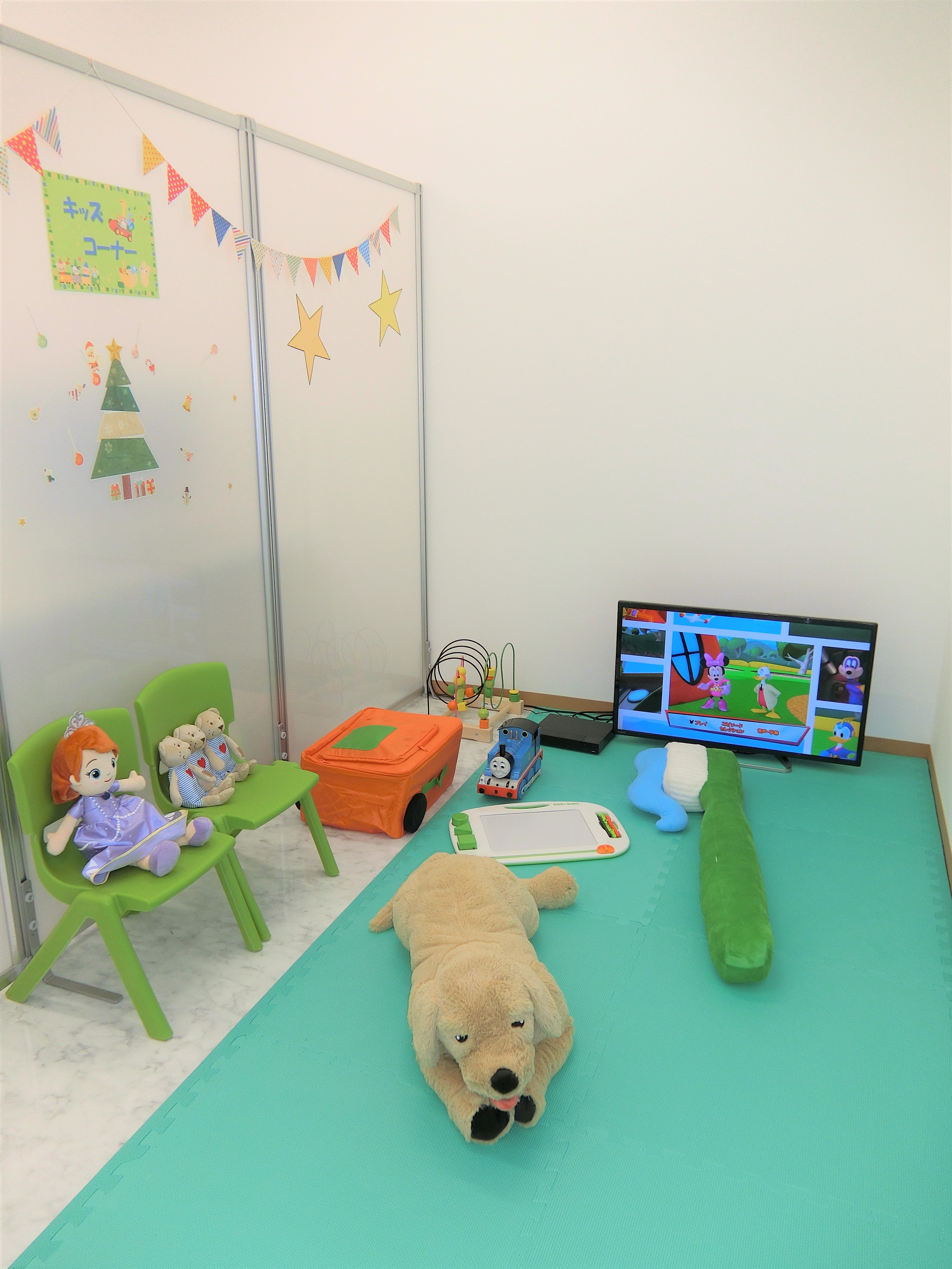 子どもが過ごせるキッズスペース