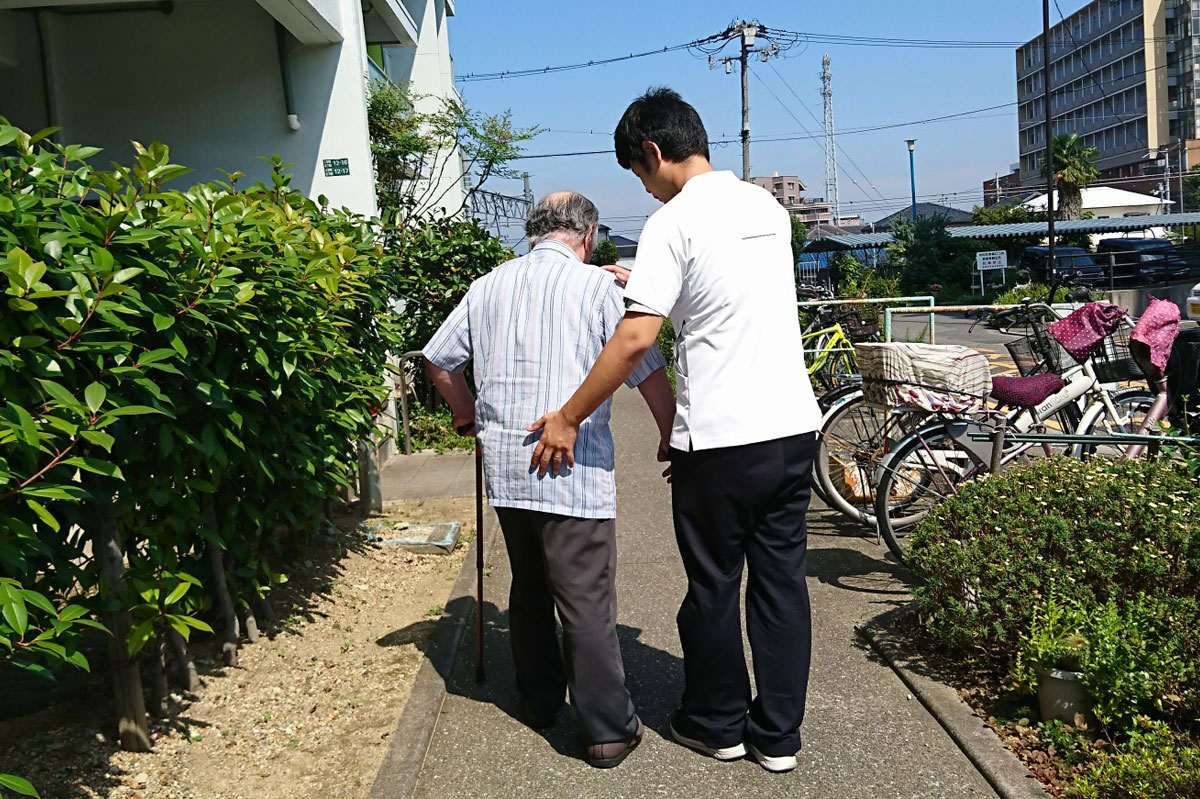 公式介護事業所ページに掲載された訪問看護のリハビリテーション