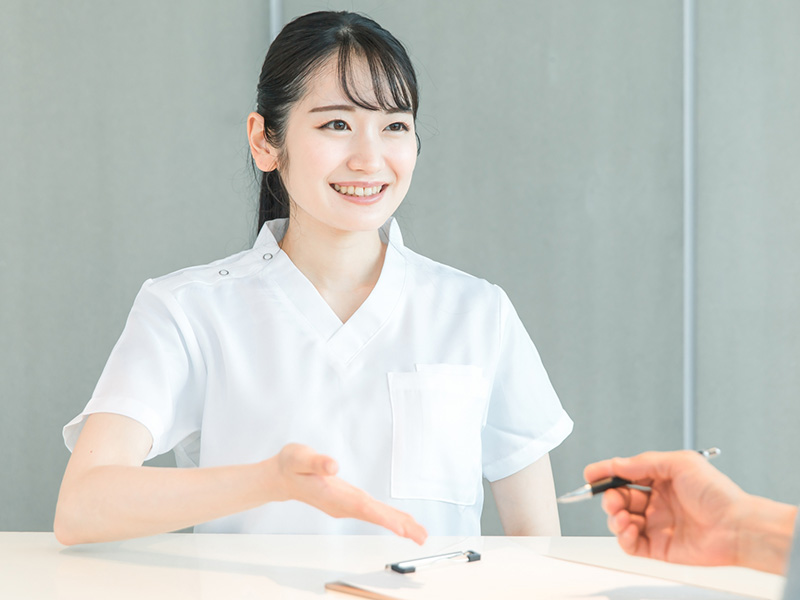 受付・院内文脈画像。