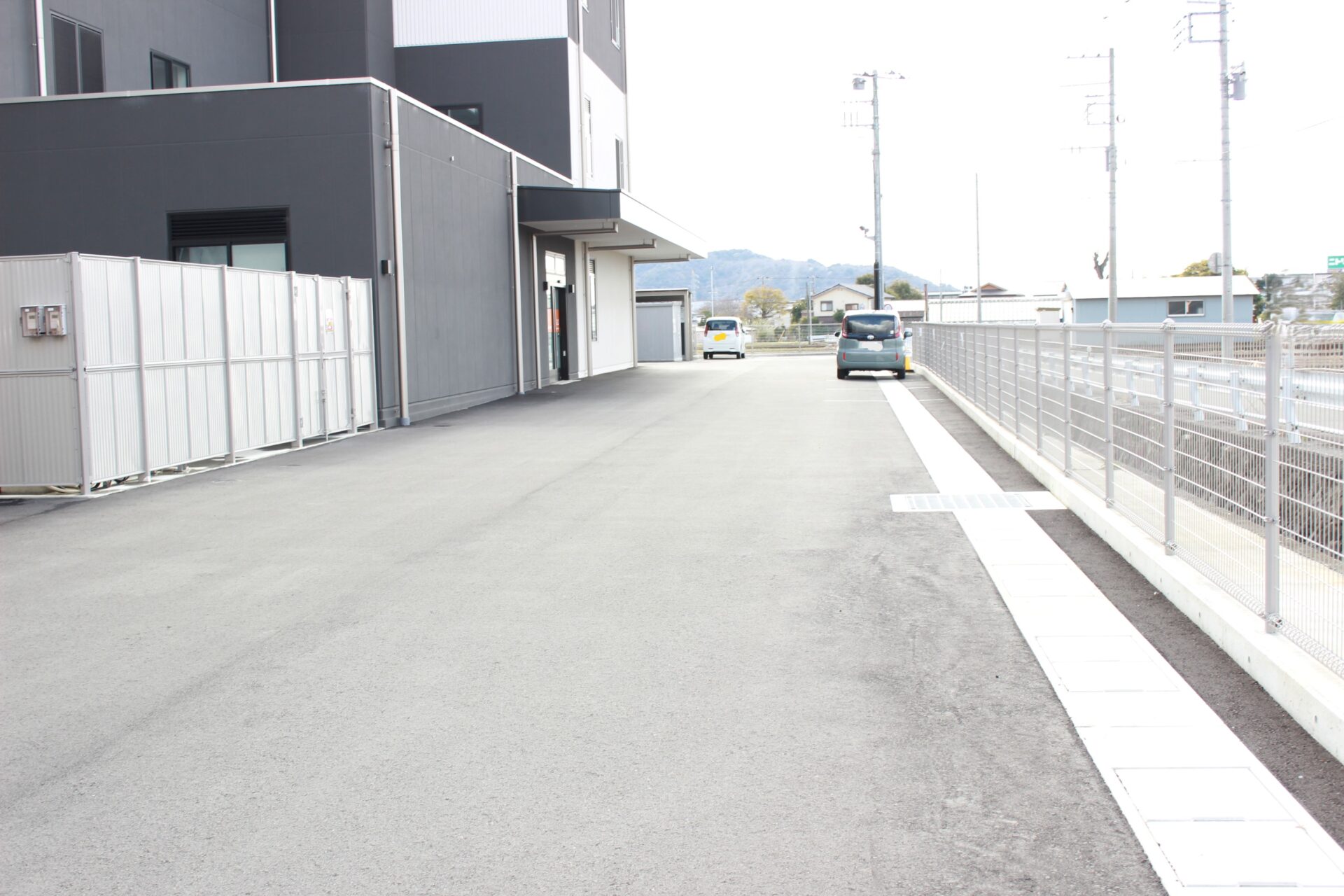 三島共立病院の発熱外来側車寄せ