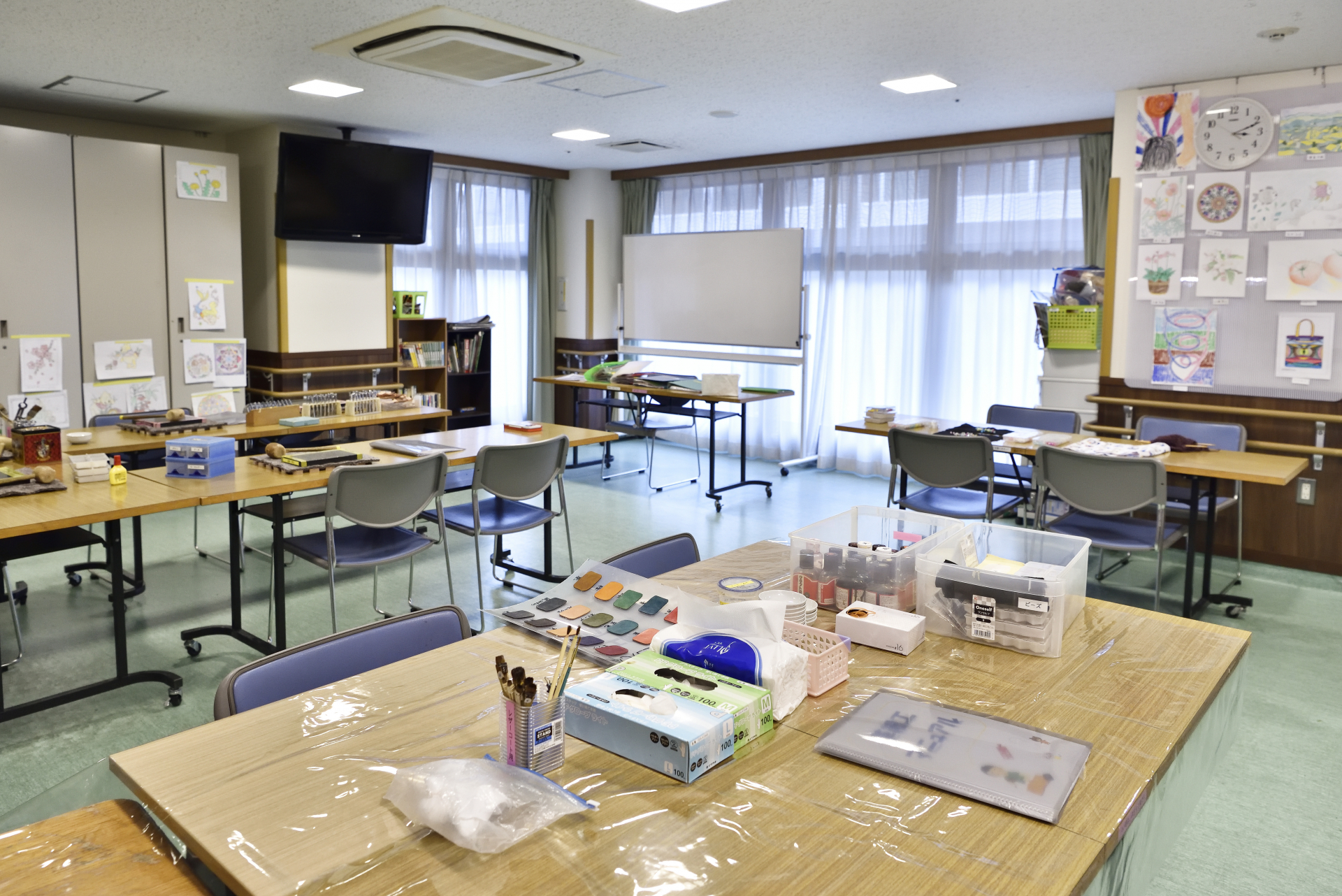 作業療法の創作スペース