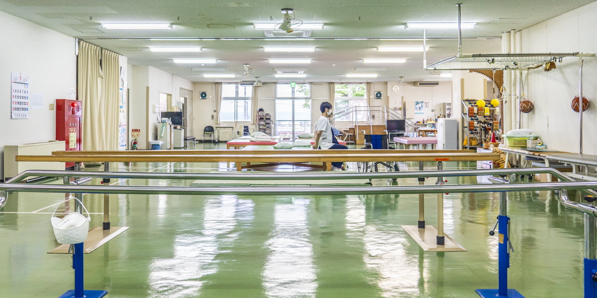 むつリハビリテーション病院 リハビリ室