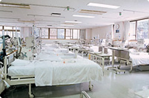 公式フロア案内に掲載された、患者を含まない病棟のベッド空間