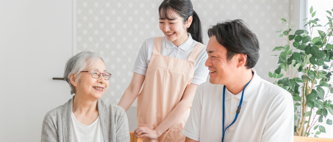 訪問看護ページに掲載された案内画像。