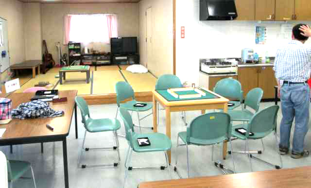 麻雀部の休憩中として公式デイケア通信に掲載された室内