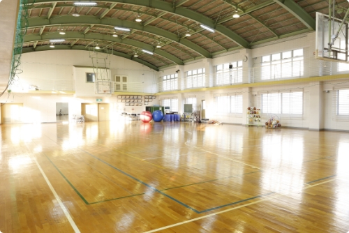 公式施設案内に掲載されたレクリエーション棟の体育館