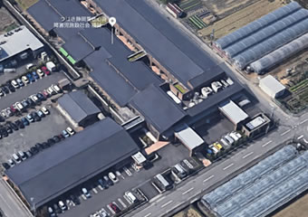 公式アクセス案内に掲載された、敷地と周辺が分かる施設全景
