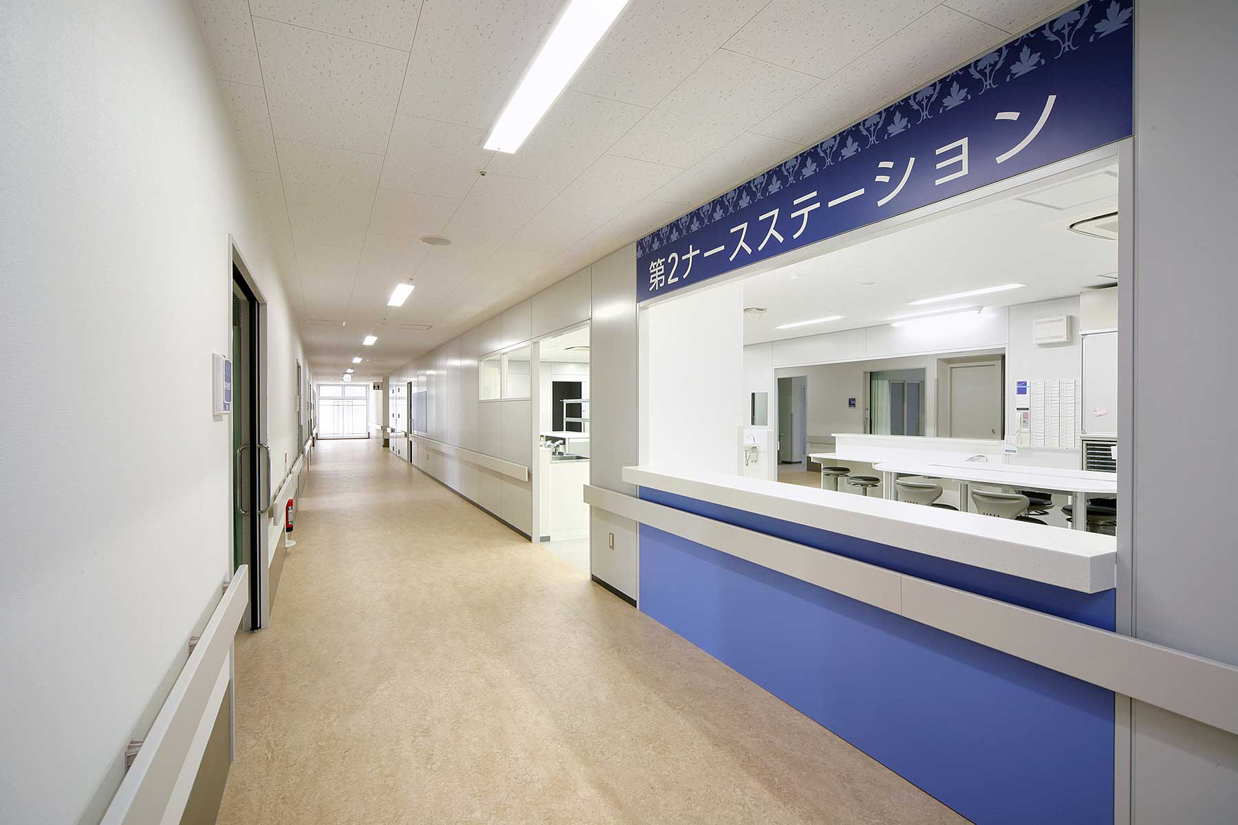 公式施設案内に掲載される病院内の様子